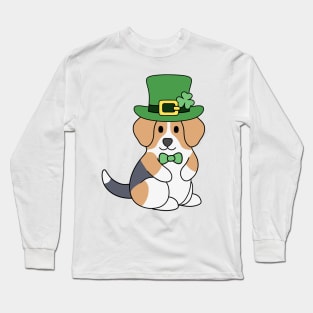 St Patrick Beagle Long Sleeve T-Shirt